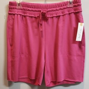 Land 'n Sea Bright Flamingo Pink Pull-on Shorts